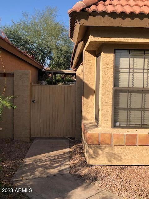 Gated Entry to Front Door