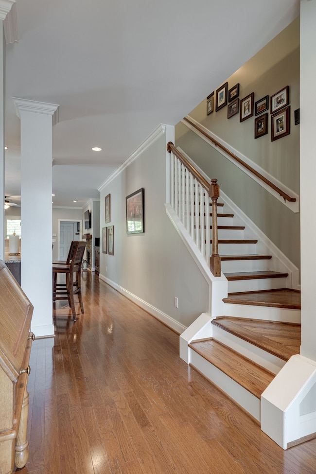 Staircase off front entrance