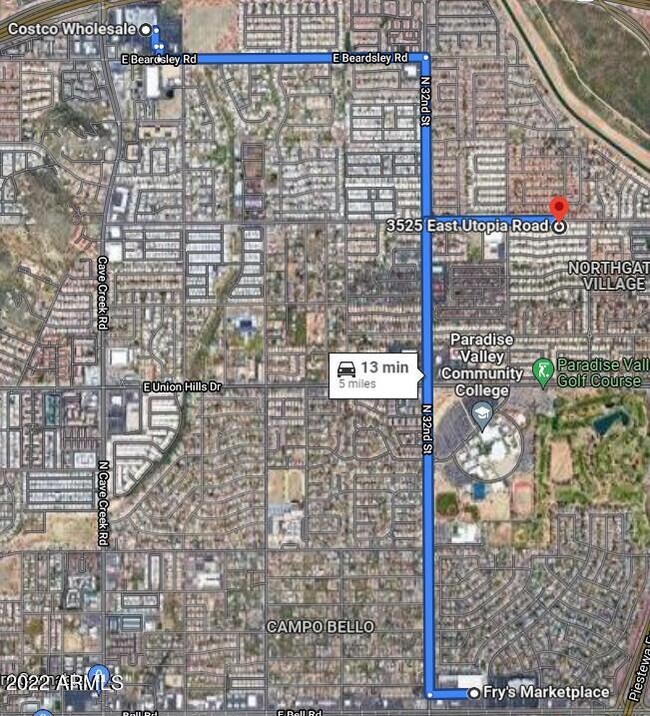 Cosco and Frys Marketplace locations