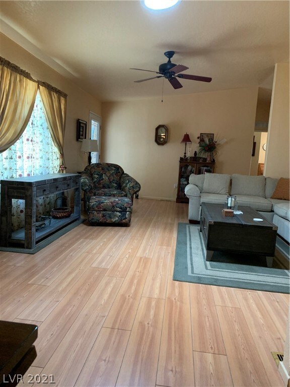 Living room n door entry on left side
