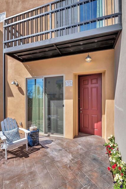 Custom Iron Balcony off Master Bedroom