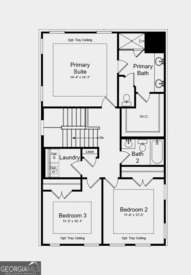 Second Floor Plan - Structural options added inclu