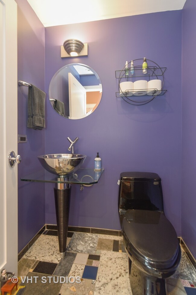 First floor powder room