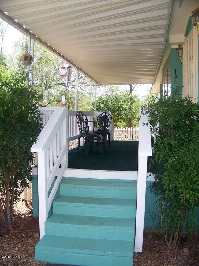 Front covered porch