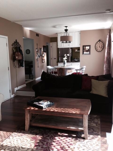 View of eating space and kitchen