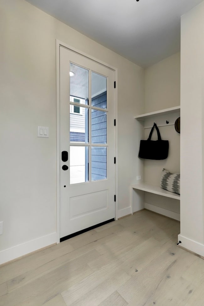 Entry way by front door