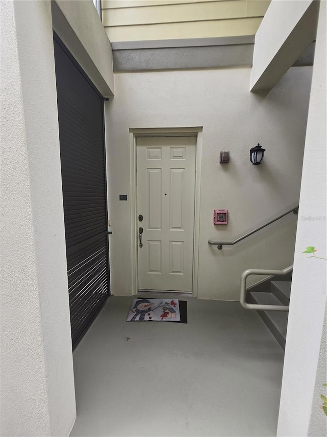 Main door into unit