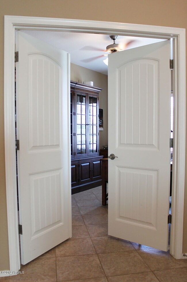 Double door office entry