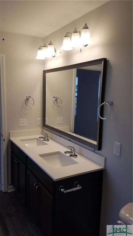 2 Sink Vanity in Primary Bathroom