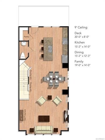 Second floor layout