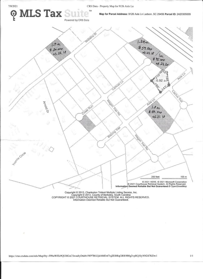 02 - MLS Diagram 9126 Axle Lane in Woodb