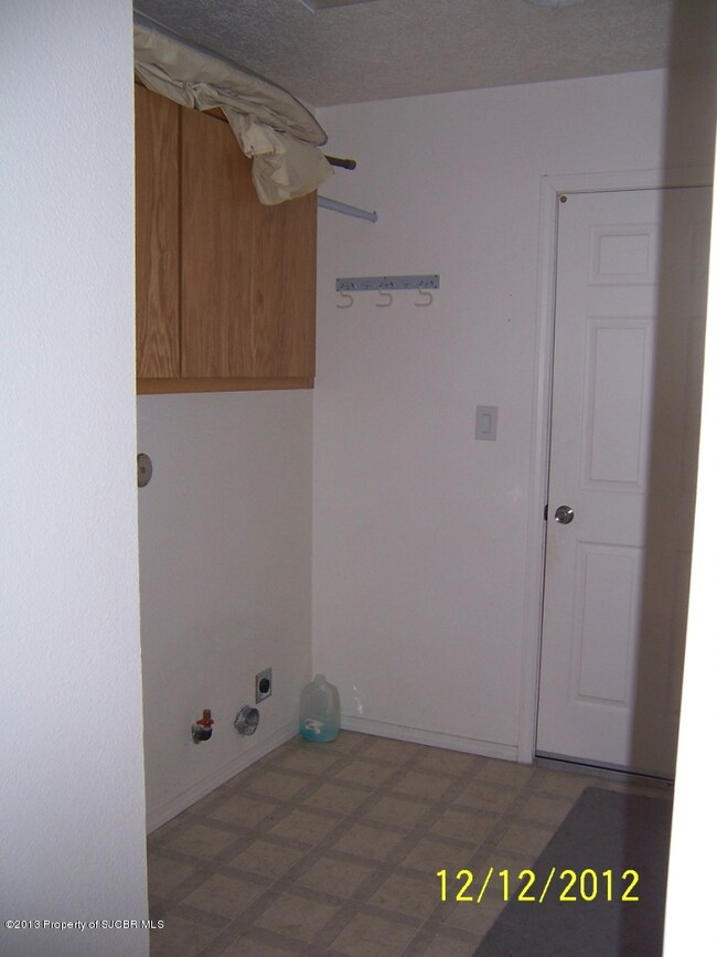 Laundry area