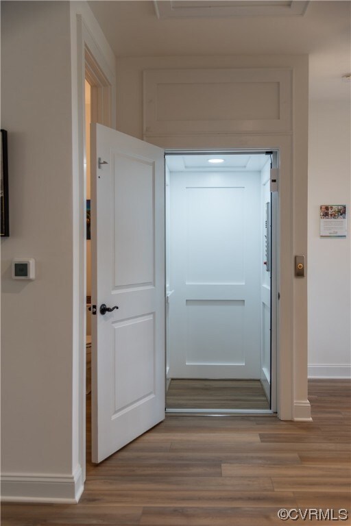 Elevator to be installed. Photo of another similar