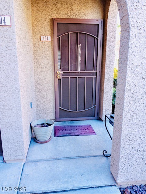 Front door of entry