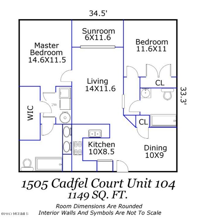1505 Cadfel #104 Floorplan pic