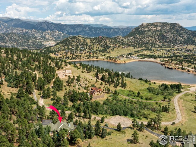 Sits just above beautiful Mary's Lake