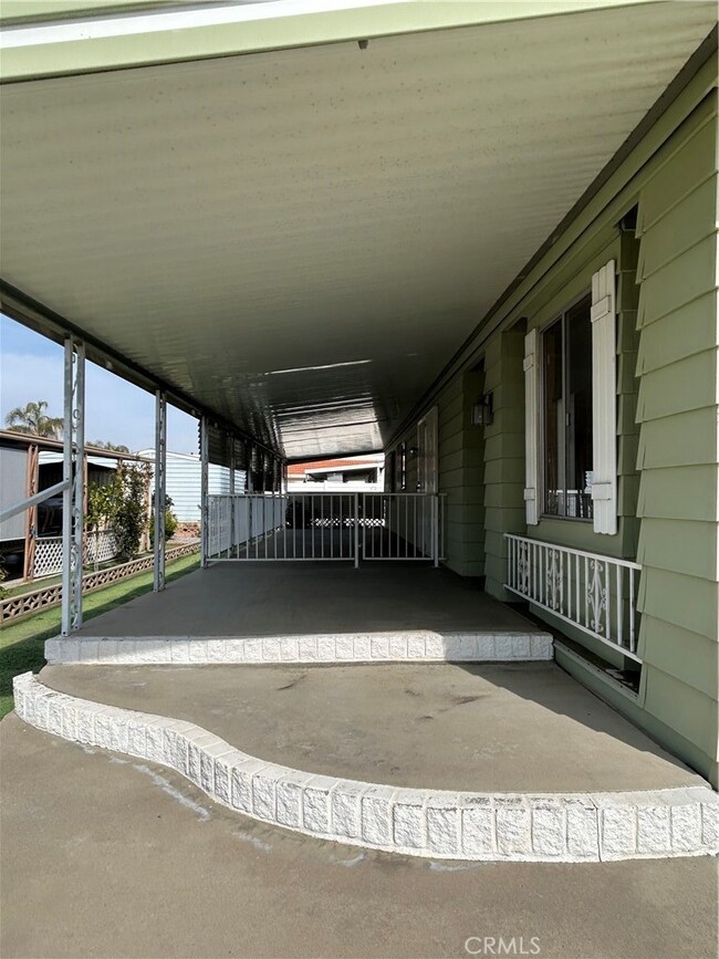 Patio from front porch