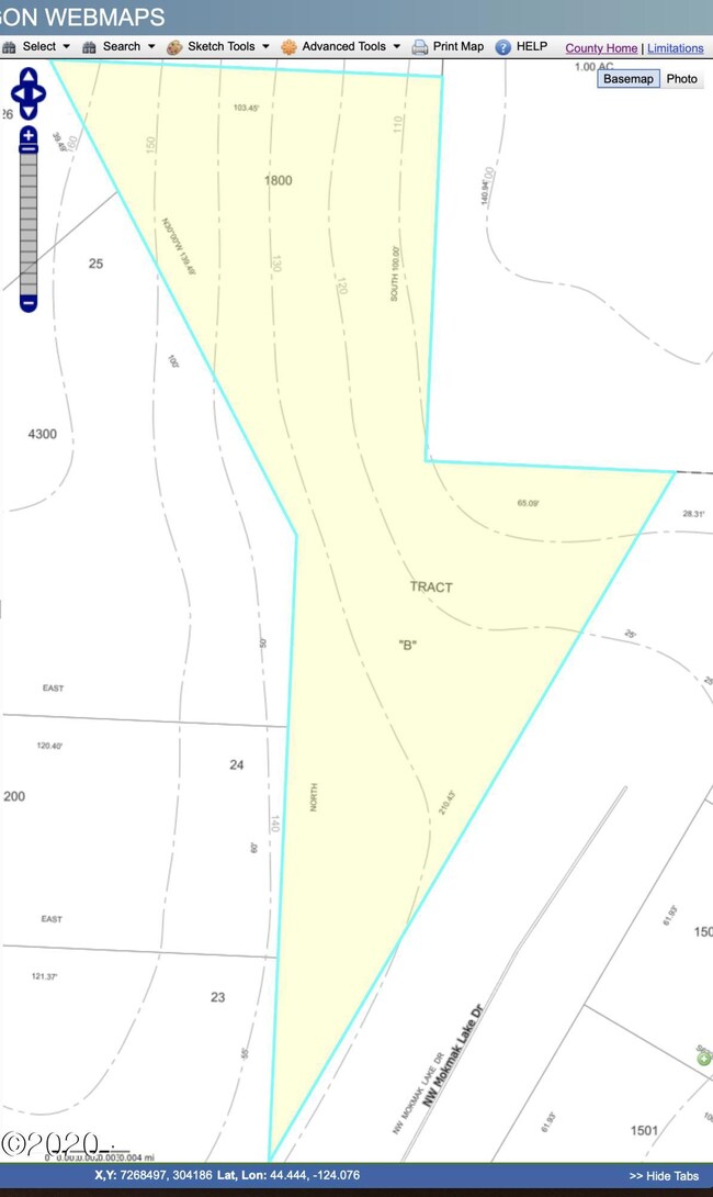 Topo map
