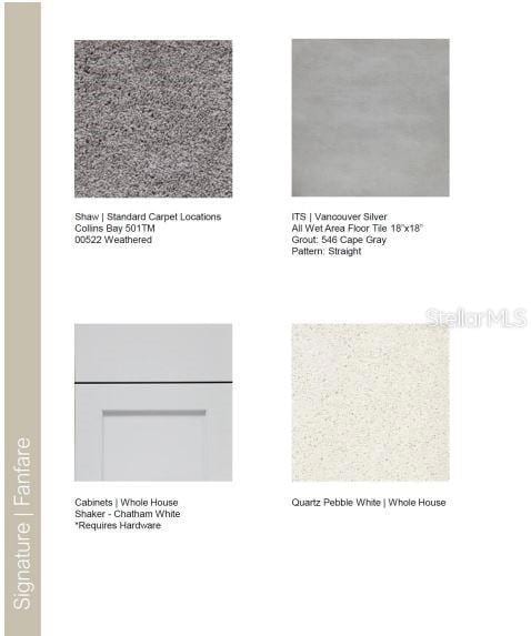 Design Selections ~ Home is under construction, selections are subject to change
