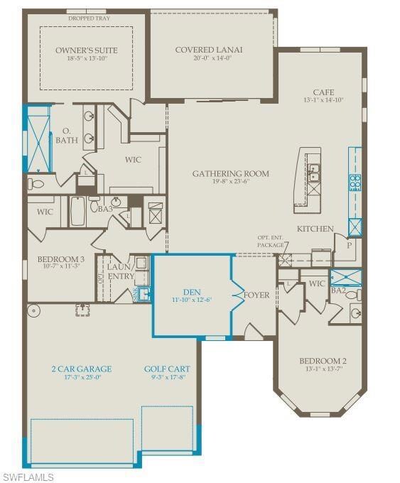 Pinnacle floor plan with structurals