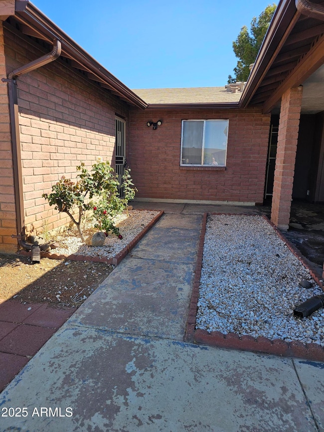 front courtyard