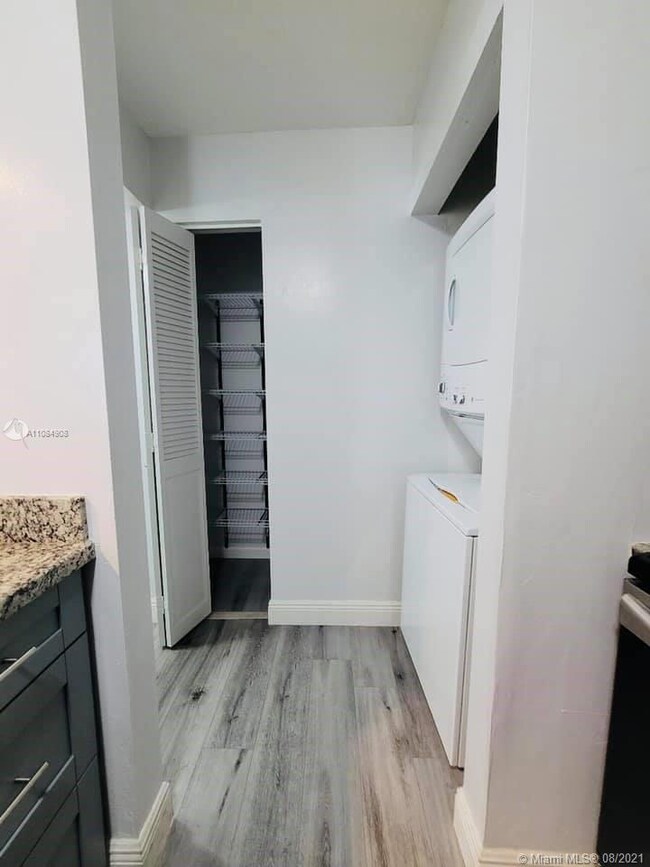 pantry and washer/dryer