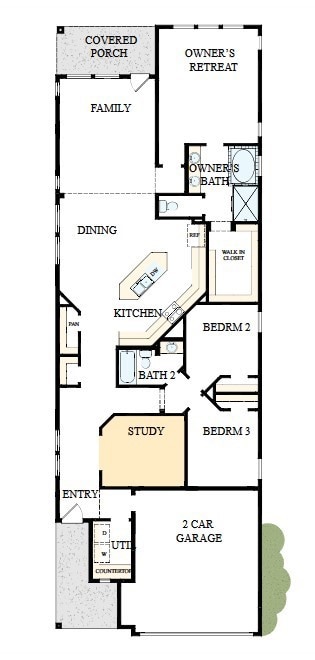 The success of a floor plan is the way you can mov