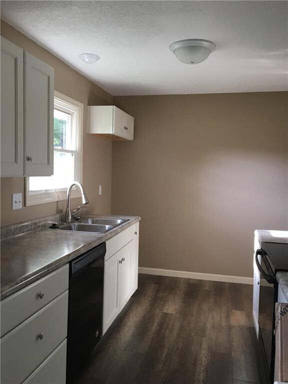 Kitchen, all new cabinets, counter tops, dishwashe