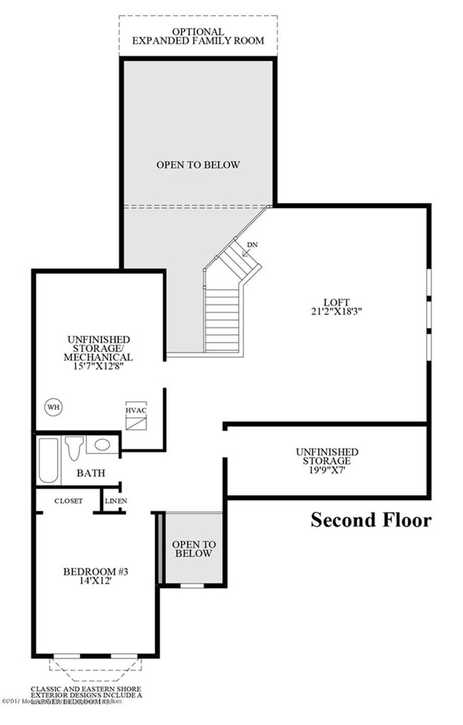 Hammond second floor plan
