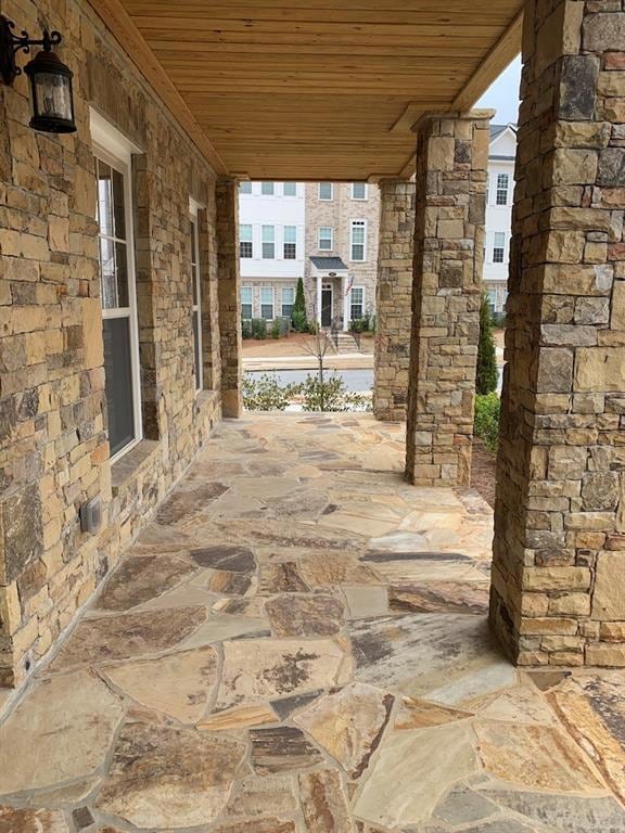View of patio