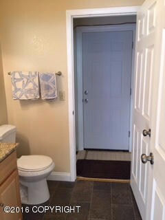Downstairs full bath w/garage entry
