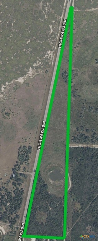 Mapped property and Highway 35 N