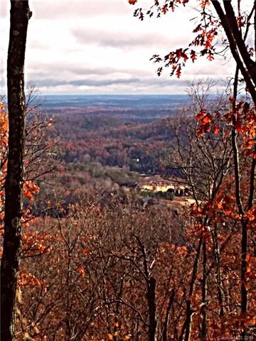 In the autumn, the view to the south is littered w