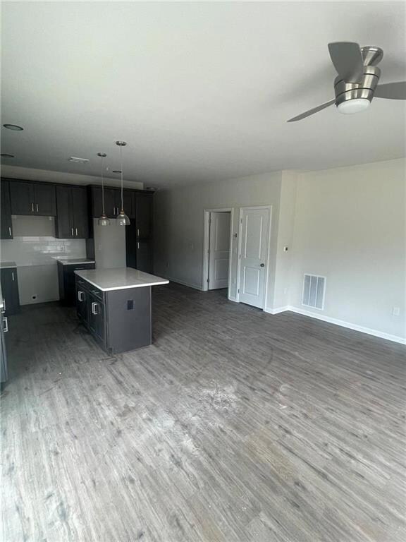 Kitchen and dining area