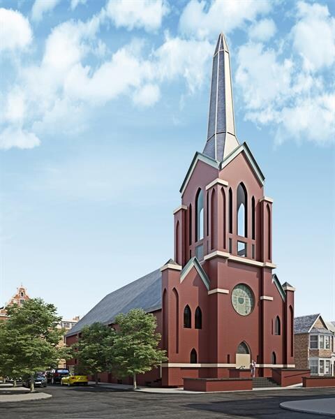 Exterior rendering