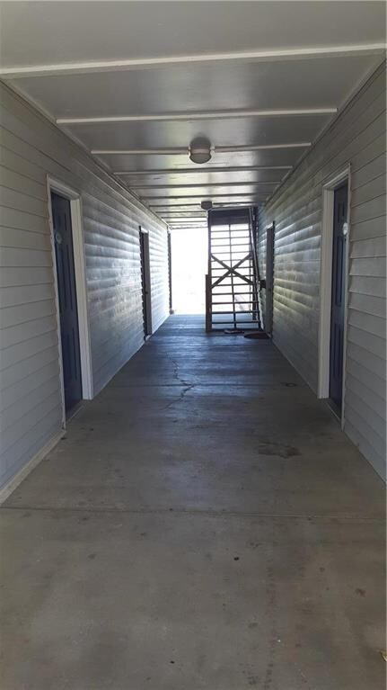 Covered entryway with no steps.