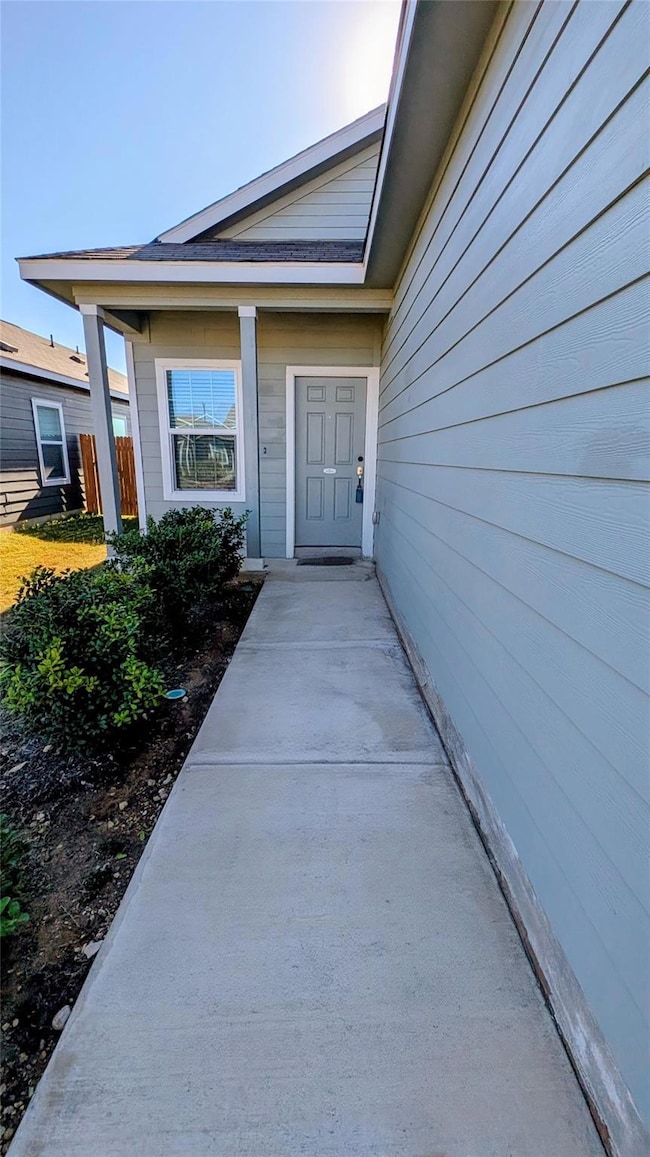 Entrance to property