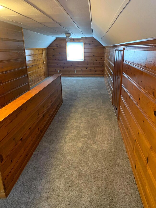 upstairs