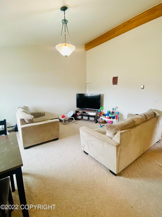 Unit A living room