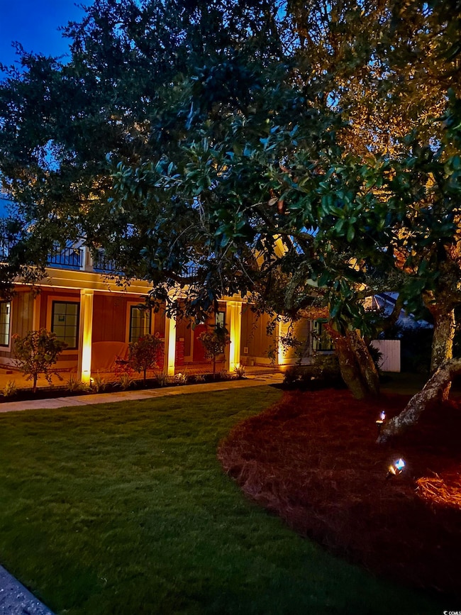 View of front of home with a front yard