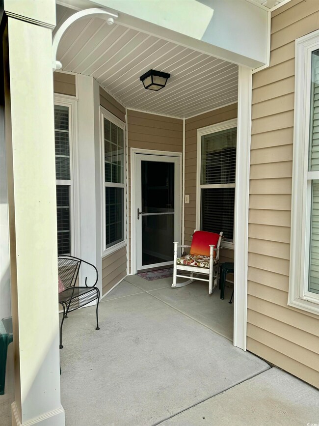 View of patio