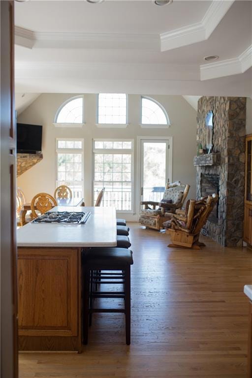 Entryway featuring french doors, a towering ceilin