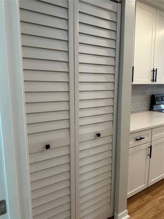 New closet door for pantry in kitchen