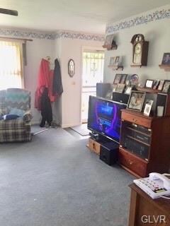 front door entrance to living room