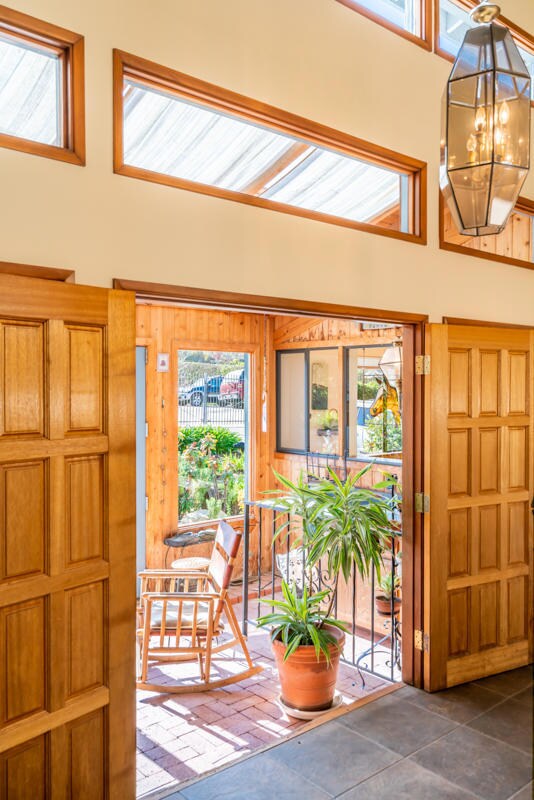 view to sun room