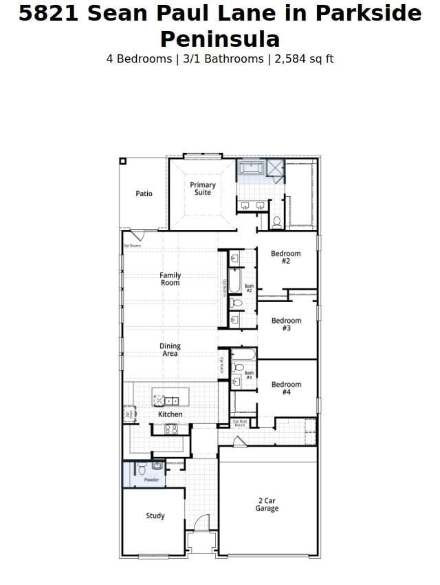 Home floor plan