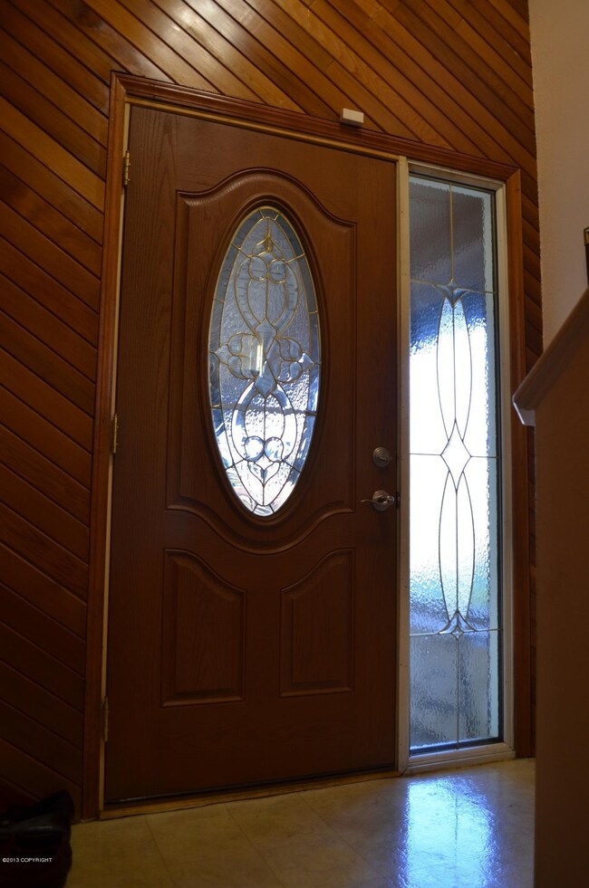 Leaded Glass Door