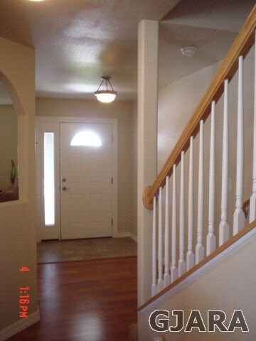 Hallway and Stairs - laminate wood floors