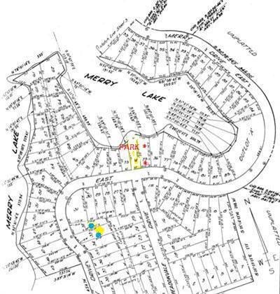 Merry Lake East plat lots 32 33