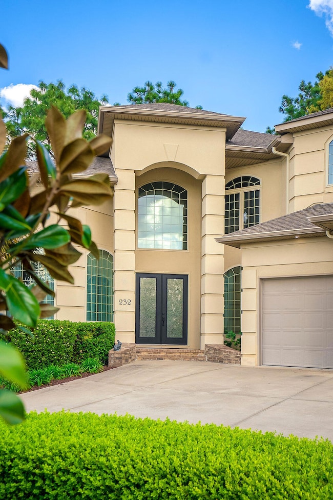 Dramatic Front Entrance